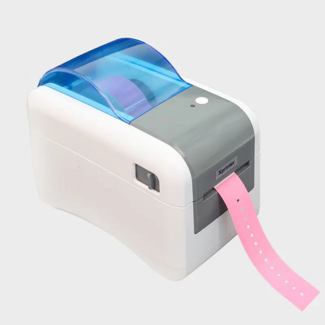 Принтер этикеток, браслетов Xprinter XP-D281B (термо, USB+LAN, 203dpi, 203мм\с)