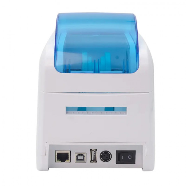 Принтер этикеток, браслетов Xprinter XP-D281B (термо, USB+LAN, 203dpi, 203мм\с)