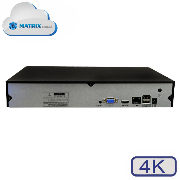 Сетевой видеорегистратор NVR MATRIX M-32IP4KH.265 v3