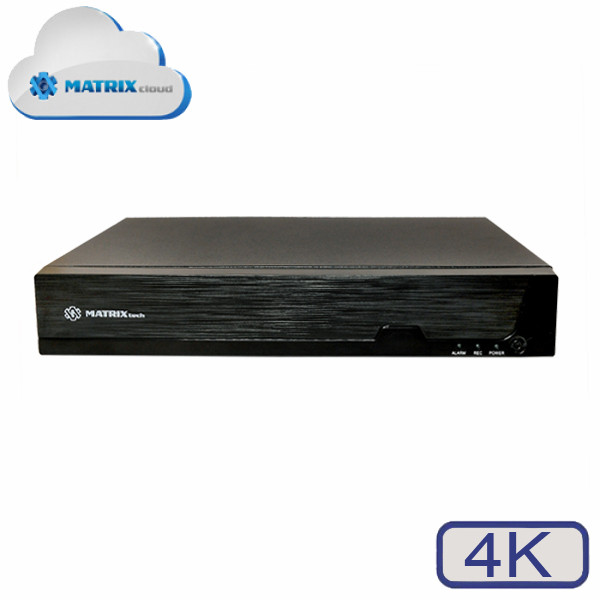 Сетевой видеорегистратор NVR MATRIX M-16IP4K H.265 v2 Сетевой видеорегистратор NVR MATRIX M-16IP4K H.265 v2