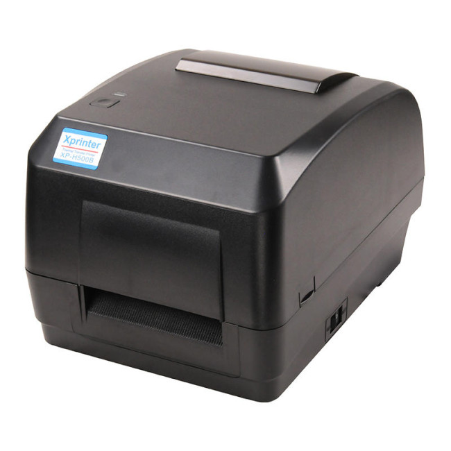 Принтер этикеток Xprinter XP-H500B (термотрансферный, 108мм, USB+COM+LAN, 203dpi, 127мм\с)
