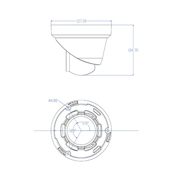 IP камера купольная антивандальная Priorat PRT-DM60-F2.8-CA PRO IP камера купольная антивандальная Priorat PRT-DM60-F2.8-CA PRO