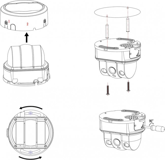 IP камера купольная антивандальная Priorat PRT-DM81-F2.8-A PRO IP камера купольная антивандальная Priorat PRT-DM81-F2.8-A PRO