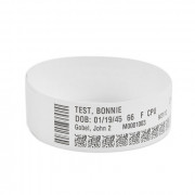 Браслет идентификационный 25,4мм x 279,4мм, 200шт, термопечать, белый